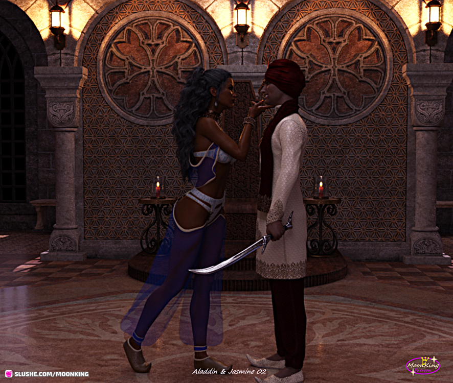 Aladdin and Jasmine 02 